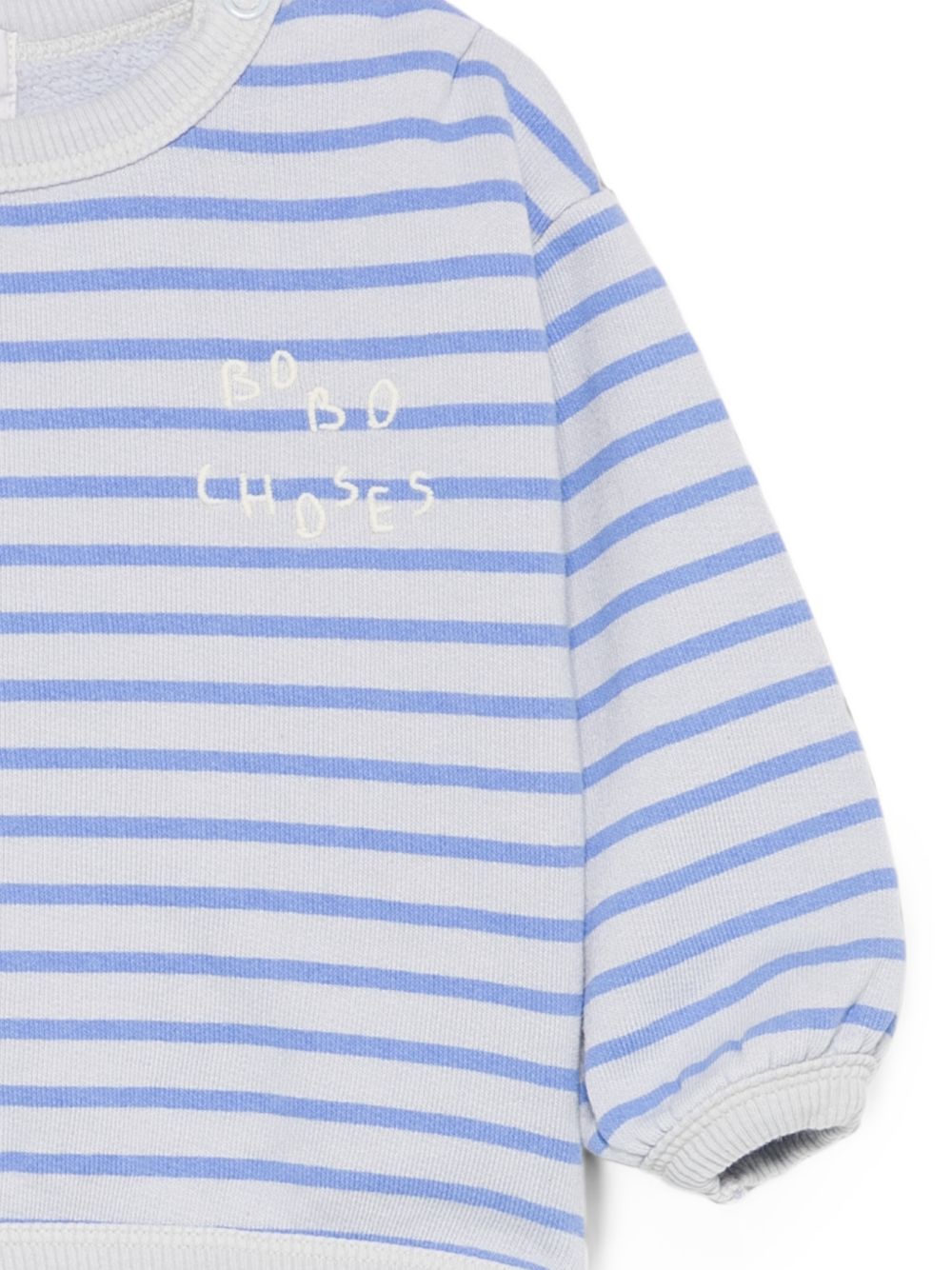 Felpa per neonato Bobo Choses Kids multicolore con logo ricamato B226AB012 051 BOBO CHOSES KIDS 