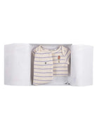 Set tutina e pantaloni per neonata Bobo Choses Kids bianco con design a righe orizzontali B226AB022 199 BOBO CHOSES KIDS 