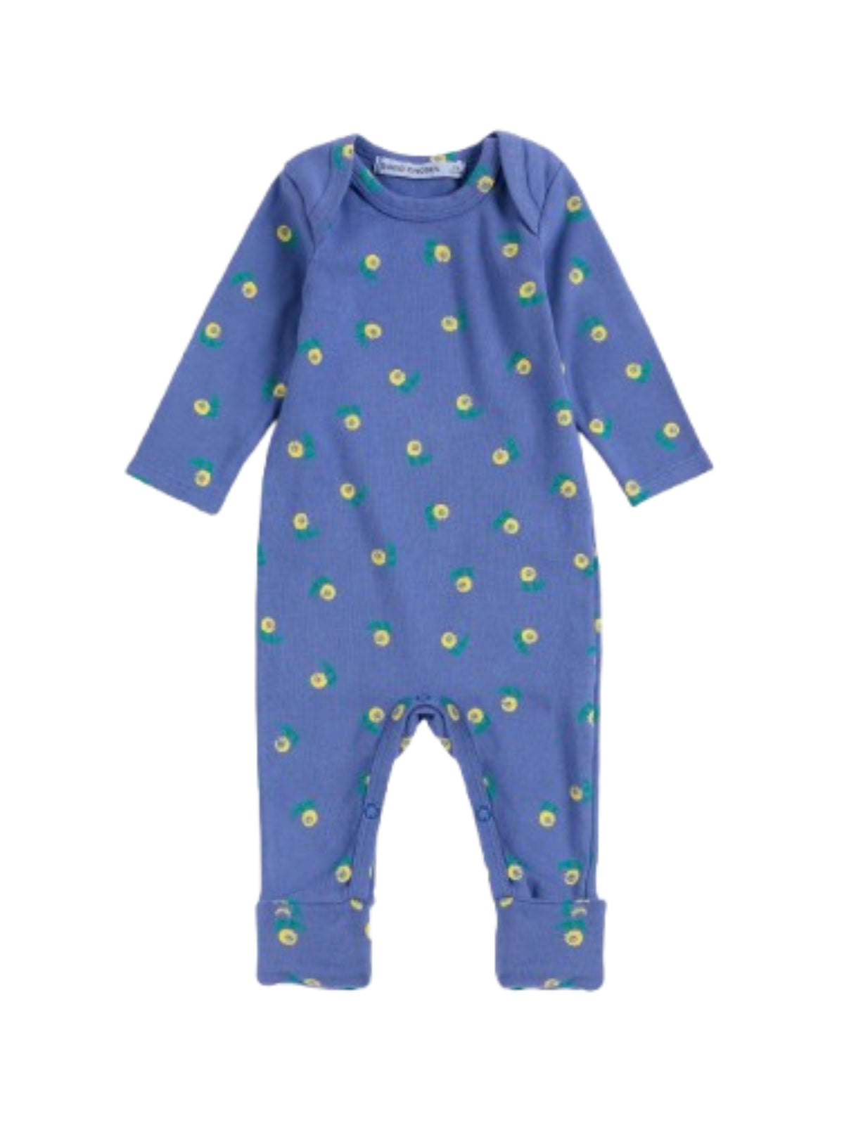 Set tutina cappellino e copertina per neonati Bobo Choses Kids blu con stampa floreale all-over B226AB023 511 BOBO CHOSES KIDS 