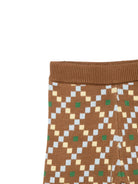 Pantaloni per neonato Bobo Choses Kids marrone con motivo a quadri B226AB028 201 BOBO CHOSES KIDS 