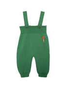 Salopette per neonato Bobo Choses verde con ricamo a fungo B226AB032 311 BOBO CHOSES KIDS 