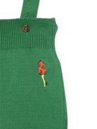 Salopette per neonato Bobo Choses verde con ricamo a fungo B226AB032 311 BOBO CHOSES KIDS 