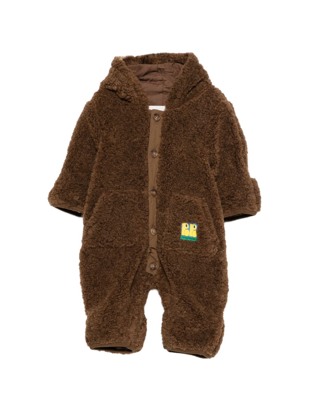 Tutina per neonato Bobo Choses Kids marrone con cappuccio B226AB033 201 BOBO CHOSES KIDS 