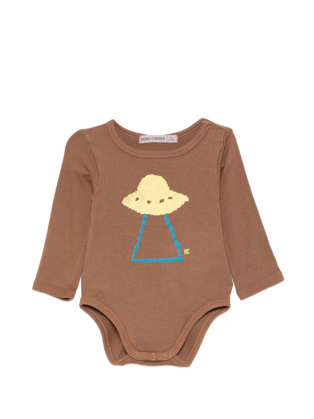 Body per neonato Bobo Choses Kids marrone a maniche lunghe B226AB037 211 BOBO CHOSES KIDS 