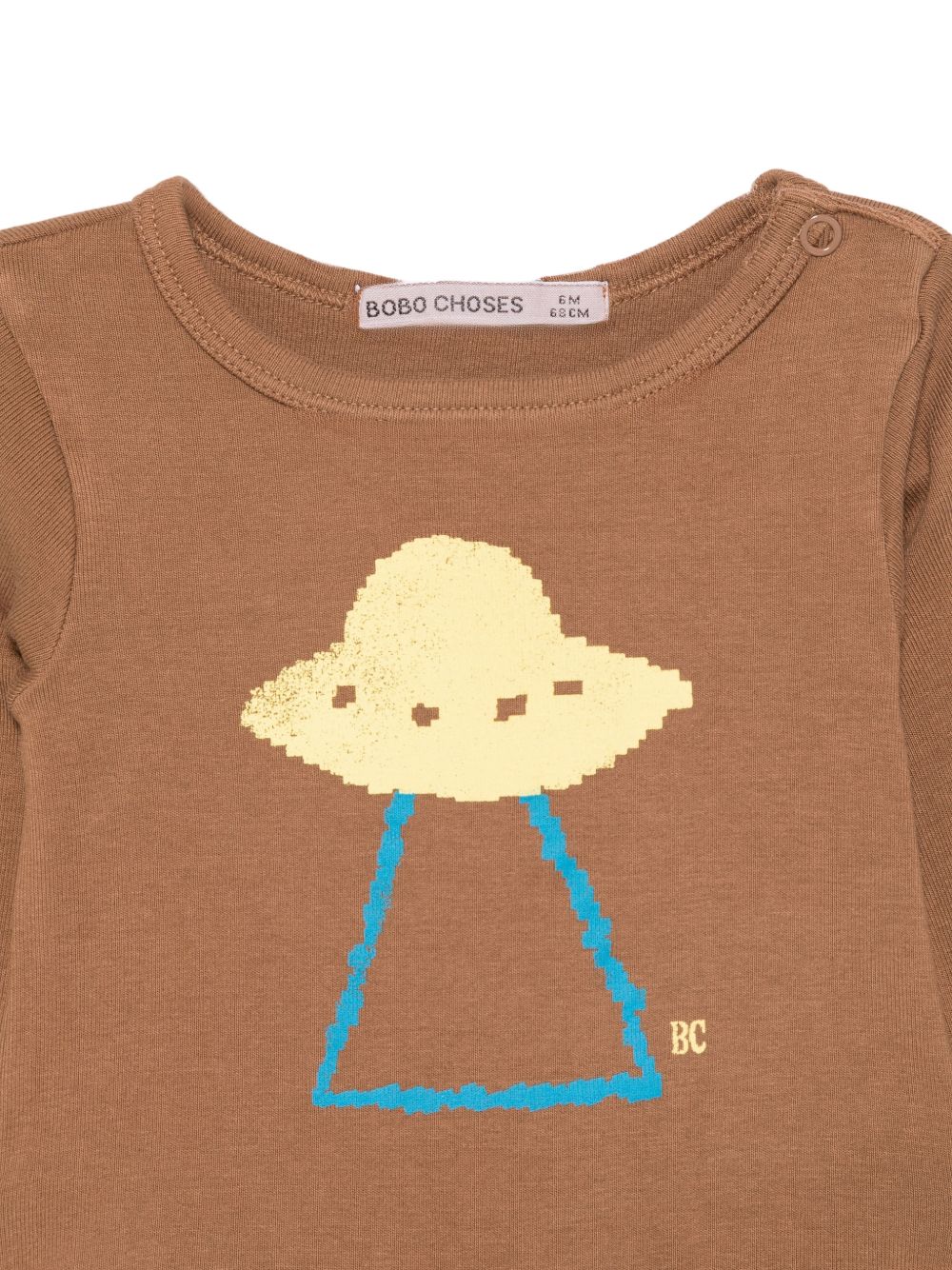 Body per neonato Bobo Choses Kids marrone a maniche lunghe B226AB037 211 BOBO CHOSES KIDS 