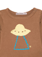Body per neonato Bobo Choses Kids marrone a maniche lunghe B226AB037 211 BOBO CHOSES KIDS 