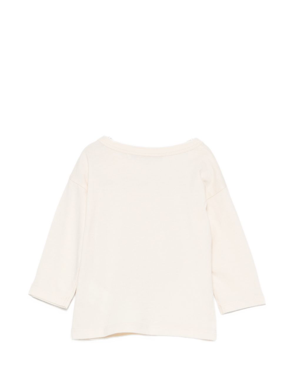 T-shirt per neonato Bobo Choses Kids beige con stampa grafica sul davanti B226AB042 199 BOBO CHOSES KIDS 