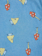 T-shirt per neonato Bobo Choses azzurra con stampa grafica B226AB043 421 BOBO CHOSES KIDS 