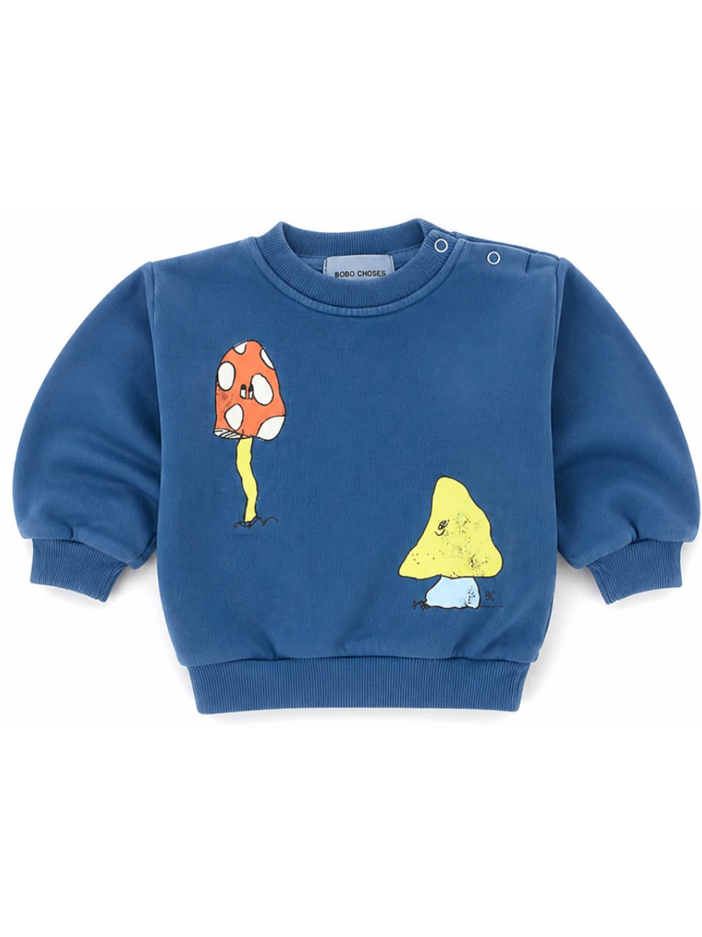 Felpa per neonato Bobo Choses blu con stampa grafica B226AB059 421 BOBO CHOSES KIDS 