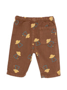 Pantaloni per neonato Bobo Choses Kids marrone con stampa ufo all- over B226AB075 211 BOBO CHOSES KIDS 
