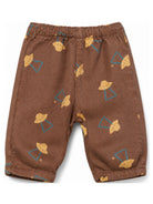 Pantaloni per neonato Bobo Choses Kids marrone con stampa ufo all- over B226AB075 211 BOBO CHOSES KIDS 