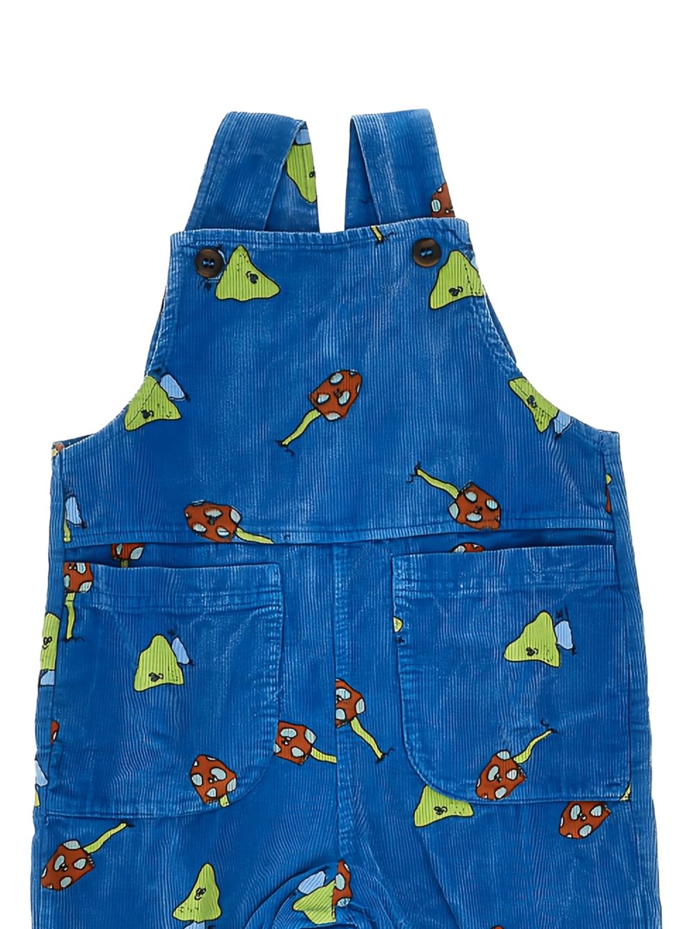 Salopette per neonato Bobo Choses Kids blu con trama a coste B226AB084 421 BOBO CHOSES KIDS 