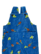 Salopette per neonato Bobo Choses Kids blu con trama a coste B226AB084 421 BOBO CHOSES KIDS 