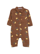 Tutine per neonato Bobo Choses Kids marrone con stampa ufo all-over B226AB086 211 BOBO CHOSES KIDS 
