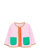 Giacca per neonata Bobo Choses Kids multicolore trapuntata con scollo rotondo B226AB093 661 BOBO CHOSES KIDS 