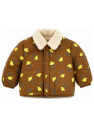 Giacca reversibile per neonato Bobo Choses marrone Pixel Abduction con stampa grafica B226AB094 211 BOBO CHOSES KIDS 