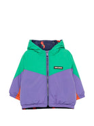 Giubbino per neonato Bobo Choses Kids multicolore con patch logo B226AB097 411 BOBO CHOSES KIDS 
