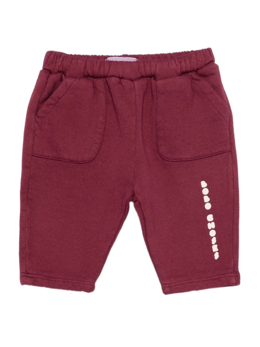 Pantatuta per neonato Bobo Choses rosso con stampa logo sul davanti B226AB101 641 BOBO CHOSES KIDS 