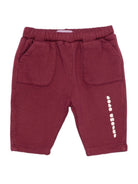 Pantatuta per neonato Bobo Choses rosso con stampa logo sul davanti B226AB101 641 BOBO CHOSES KIDS 