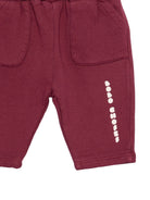 Pantatuta per neonato Bobo Choses rosso con stampa logo sul davanti B226AB101 641 BOBO CHOSES KIDS 