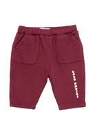 Pantatuta per neonato Bobo Choses rosso con stampa logo sul davanti B226AB101 641 BOBO CHOSES KIDS 