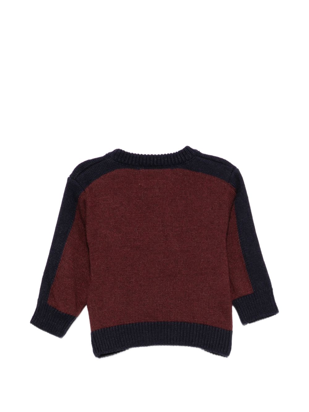 Cardigan per neonato Bobo Chose Kids multicolor bottoni lavorato a maglia intarsiata B226AB108 641 BOBO CHOSES KIDS 