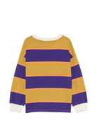 Felpa per bambino Bobo Choses Kids multicolor a righe con logo B226AC019 991 BOBO CHOSES KIDS 