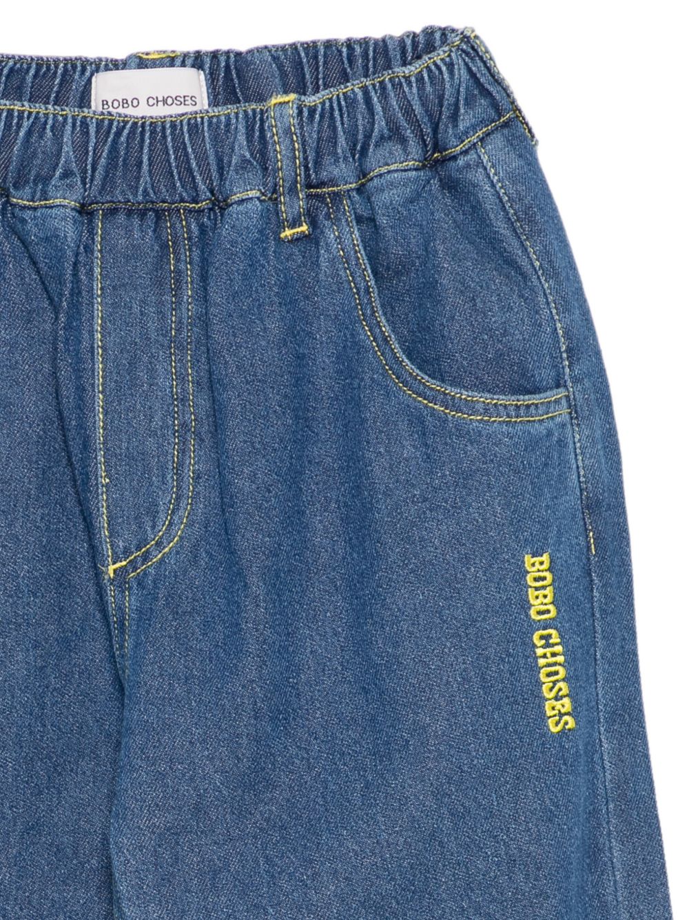 Jeans per bambino Bobo Choses Kids blu con elastico in vita B226AC073 401 BOBO CHOSES KIDS 