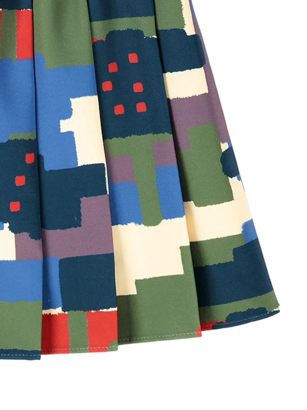 Gonna plissettata per bambina Bobo Choses multicolore con motivo Paint Forest B226AC077 991 BOBO CHOSES KIDS 
