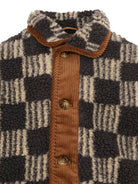 Giacca per bambino Bobo Choses marrone con motivo a quadri B226AC094 061 BOBO CHOSES KIDS 