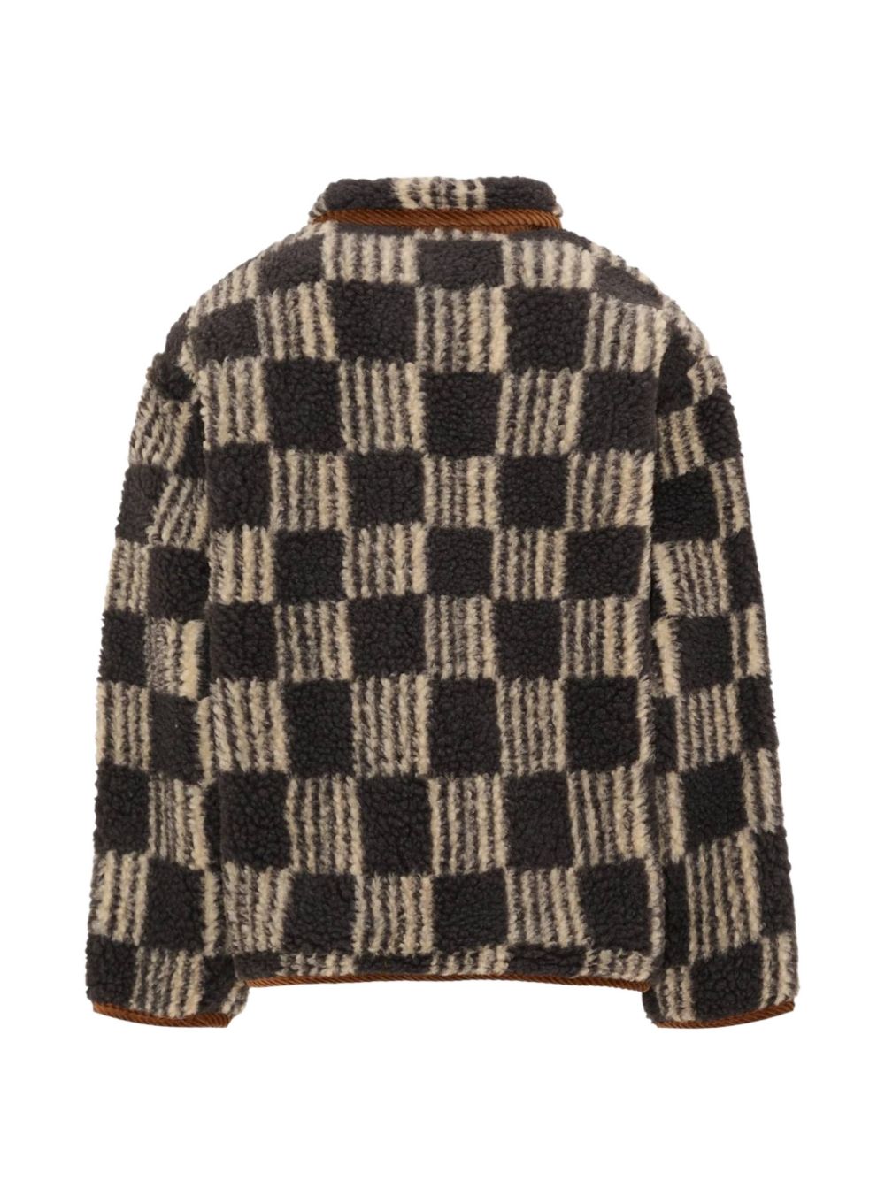 Giacca per bambino Bobo Choses marrone con motivo a quadri B226AC094 061 BOBO CHOSES KIDS 
