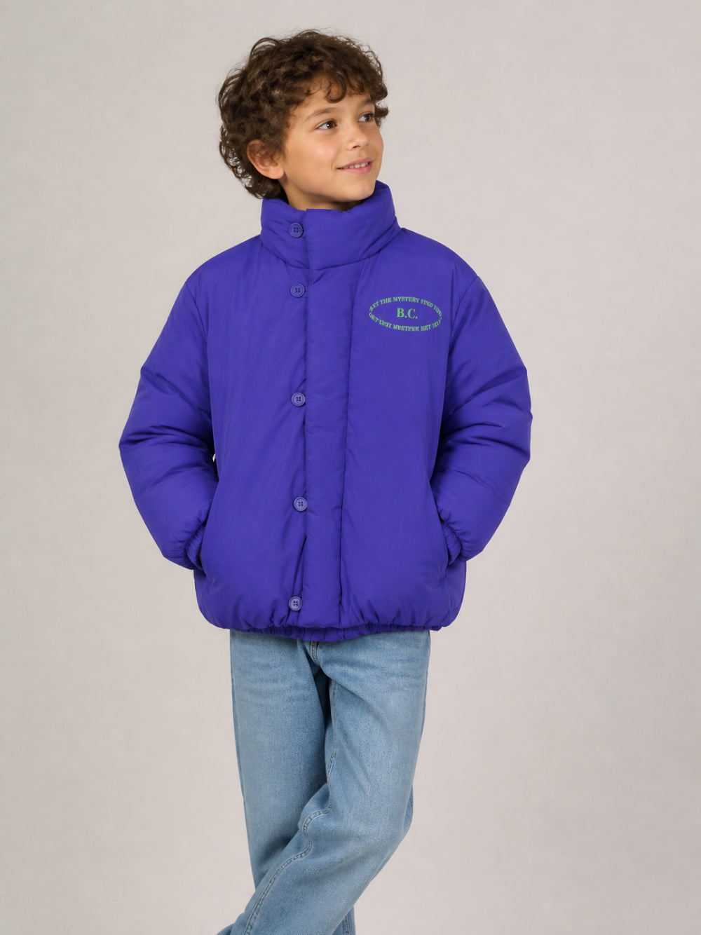 Giubbino per bambino Bobo Chose Kids viola imbottita B226AC103 421 BOBO CHOSES KIDS 