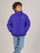 Giubbino per bambino Bobo Chose Kids viola imbottita B226AC103 421 BOBO CHOSES KIDS 