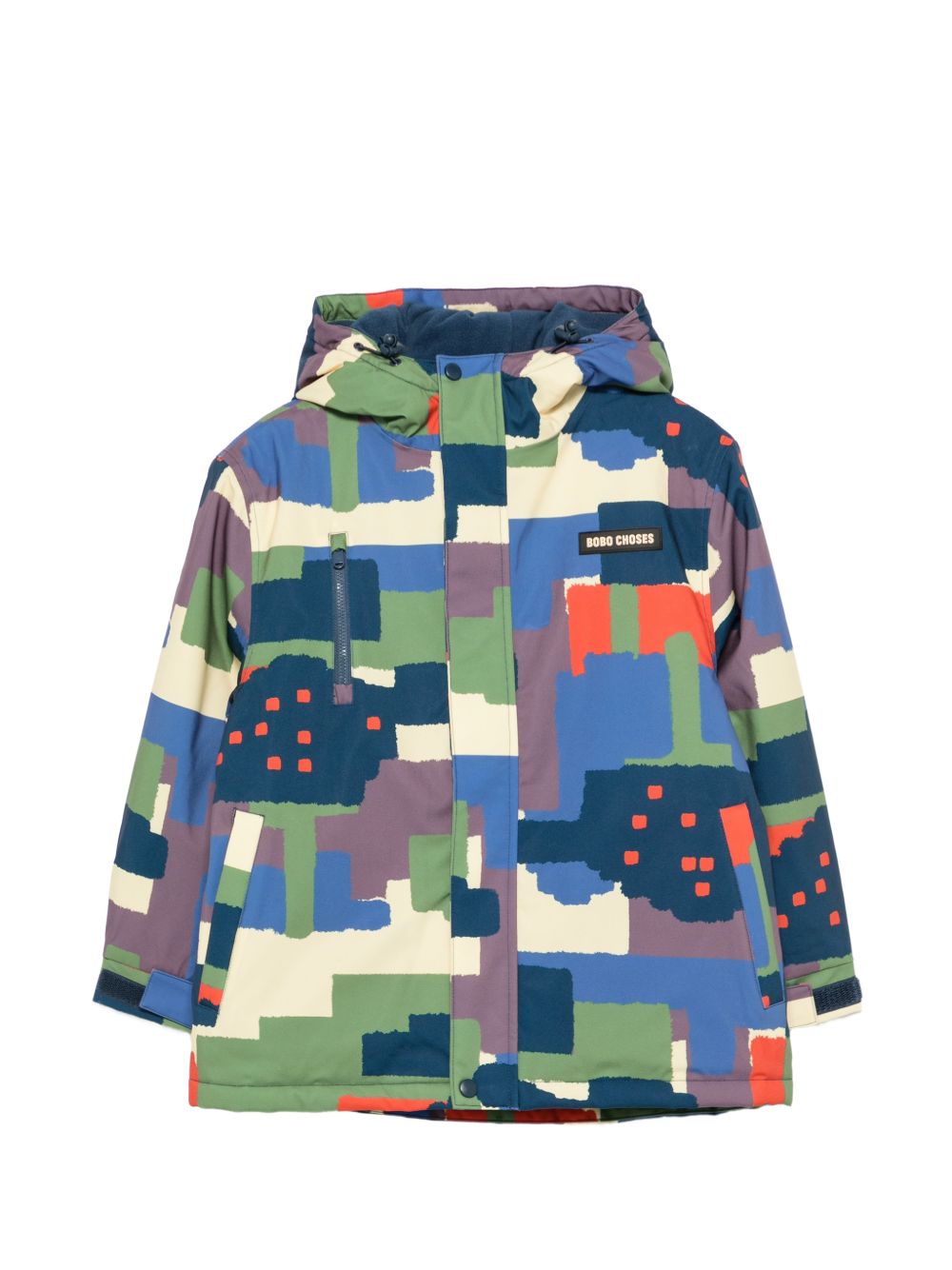 Giubbino per bambino Bobo Chose Kids multicolor stampa astratta B226AC106 991 BOBO CHOSES KIDS 