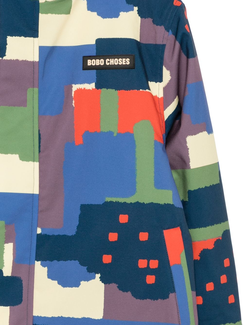 Giubbino per bambino Bobo Chose Kids multicolor stampa astratta B226AC106 991 BOBO CHOSES KIDS 