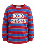 T-shirt per bambino Bobo Choses Kids multicolore a righe B226AC110 991 BOBO CHOSES KIDS 