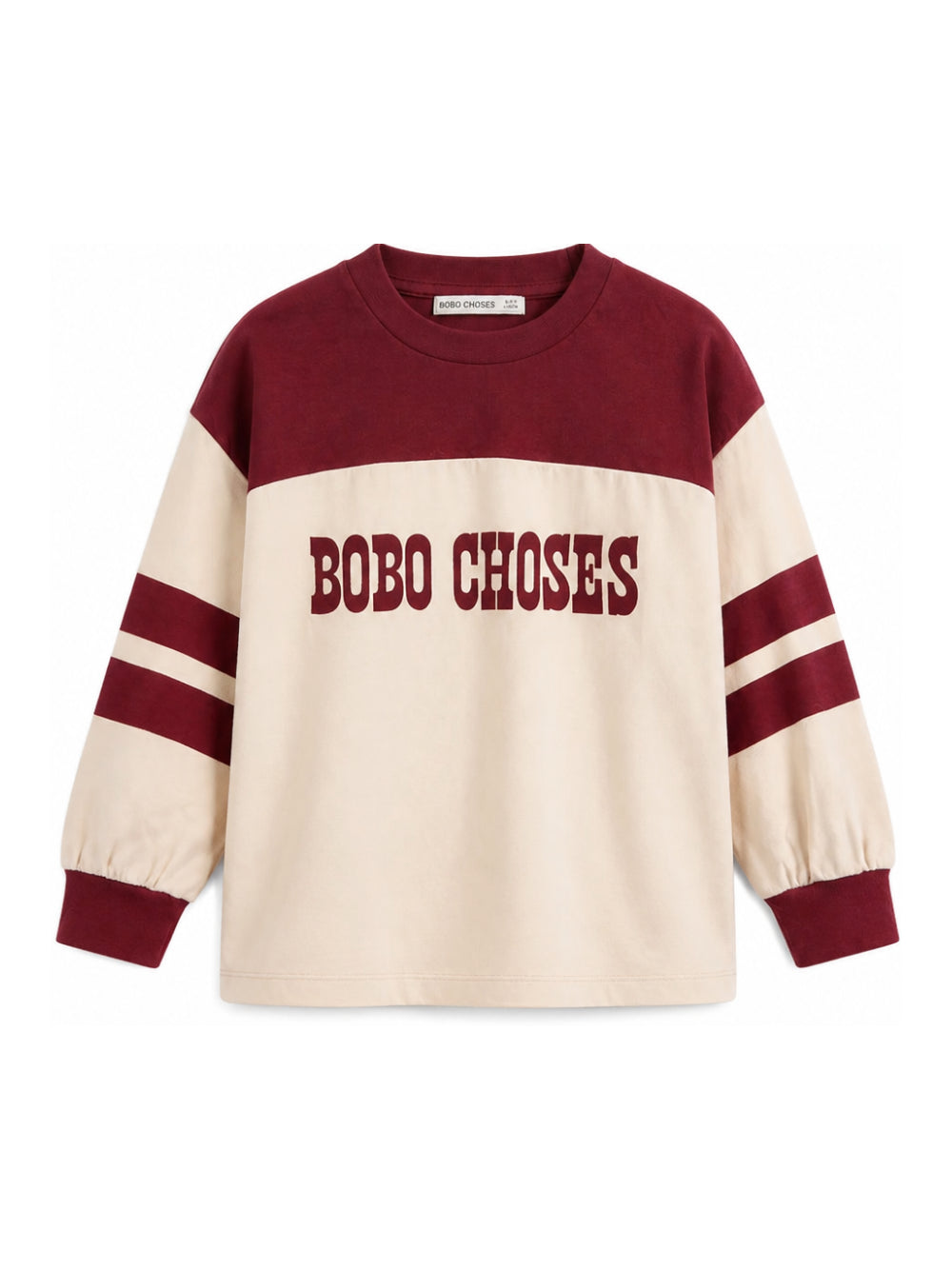 T-shirt per bambino Bobo Choses Kids multicolore con stampa logo sul davanti B226AC112 199 BOBO CHOSES KIDS 