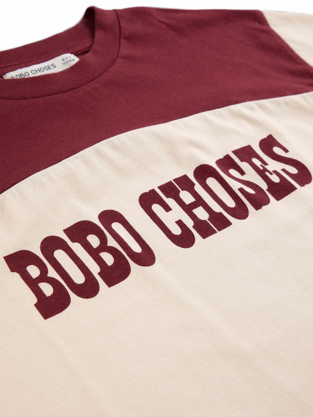 T-shirt per bambino Bobo Choses Kids multicolore con stampa logo sul davanti B226AC112 199 BOBO CHOSES KIDS 