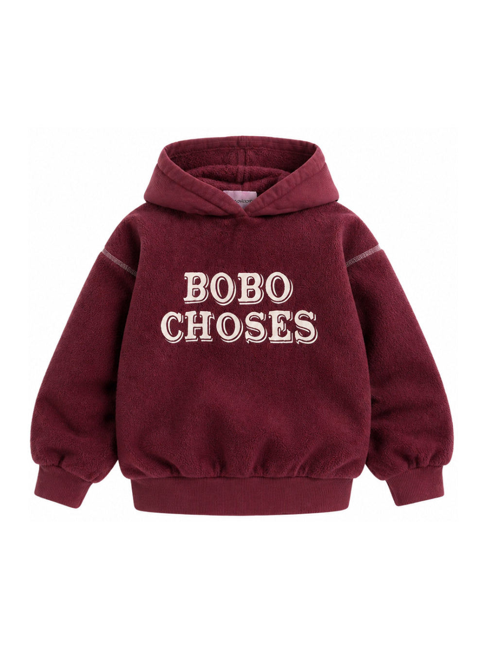 Felpa per bambino Bobo Choses Kids rossa con logo sul davanti B226AC115 641 BOBO CHOSES KIDS 
