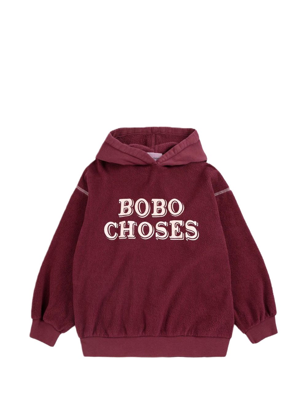 Felpa per bambino Bobo Choses Kids rossa con logo sul davanti B226AC115 641 BOBO CHOSES KIDS 