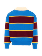 Felpa per bambino Bobo Choses Kids multicolore con design a righe orizzontali B226AC116 991 BOBO CHOSES KIDS 