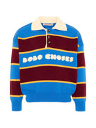 Felpa per bambino Bobo Choses Kids multicolore con design a righe orizzontali B226AC116 991 BOBO CHOSES KIDS 