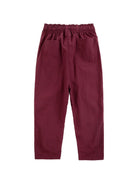 Pantaloni sportivi per bambino Bobo Choses borgogna con logo B226AC121 641 BOBO CHOSES KIDS 