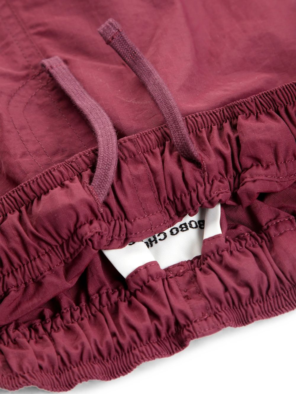 Pantaloni sportivi per bambino Bobo Choses borgogna con logo B226AC121 641 BOBO CHOSES KIDS 