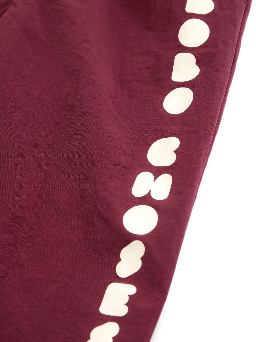 Pantaloni sportivi per bambino Bobo Choses borgogna con logo B226AC121 641 BOBO CHOSES KIDS 