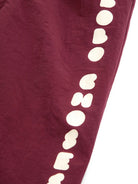 Pantaloni sportivi per bambino Bobo Choses borgogna con logo B226AC121 641 BOBO CHOSES KIDS 