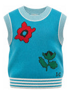 Gilet per bambino Bobo Choses Kids turchese senza maniche B226AC132 421 BOBO CHOSES KIDS 