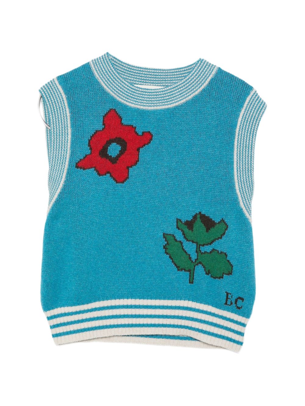 Gilet per bambino Bobo Choses Kids turchese senza maniche B226AC132 421 BOBO CHOSES KIDS 
