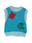 Gilet per bambino Bobo Choses Kids turchese senza maniche B226AC132 421 BOBO CHOSES KIDS 