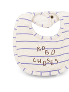 Bavaglino per neonati Bobo Choses Kids bianco con design a righe B226AH009 199 BOBO CHOSES KIDS 